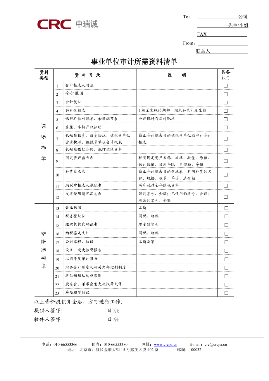 快速了解需出具審計報告的常見情況